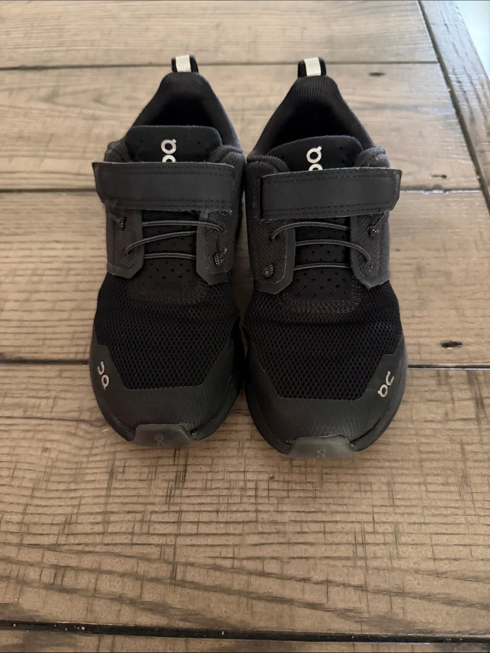 On Running Black and Teal Kids' Sneaker